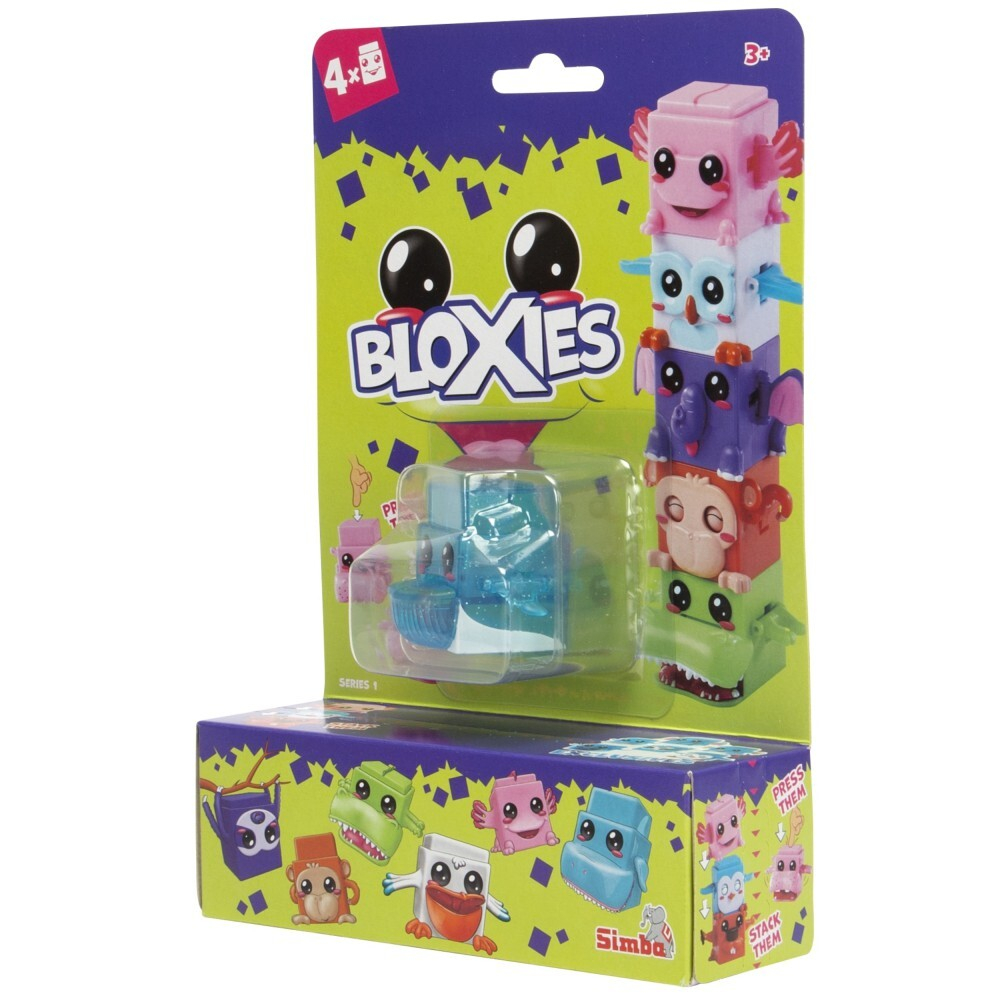 Simba - фигурки животных Bloxies 4 шт. в упаковке Surprise 5952627 / артикул   5952627  / GTIN 4006592090104