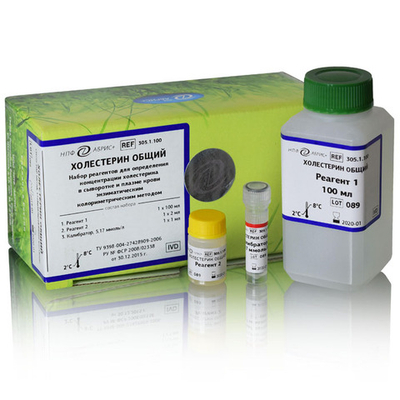 Холестерин общий, Абрис (энзиматический м-д), 100мл., А005.1.100, 1уп.