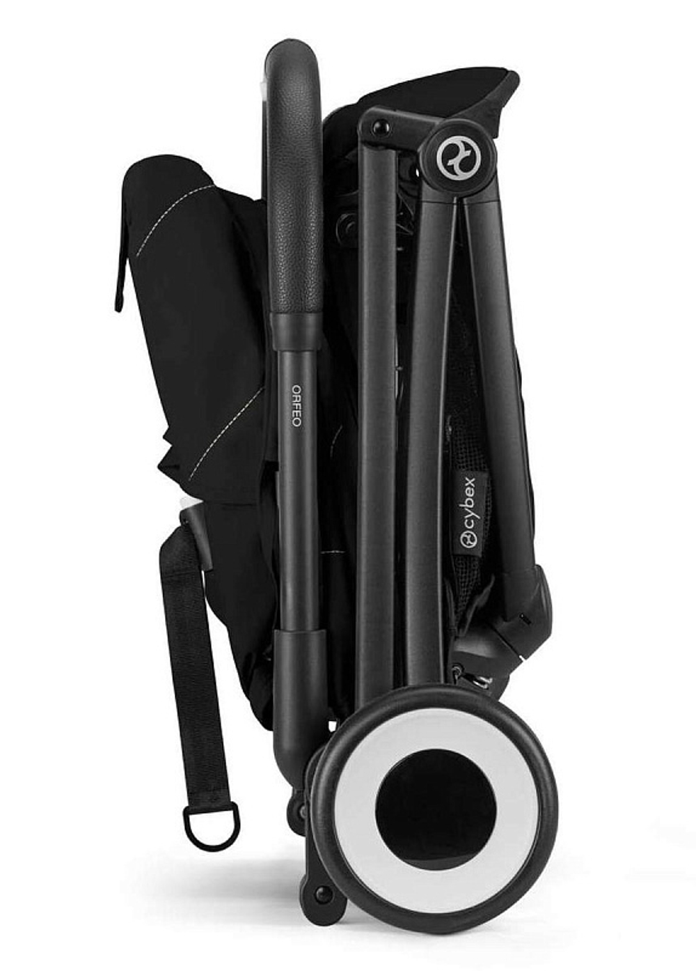 Прогулочная коляска Cybex Orfeo BLK Magic Black с дождевиком и бампером