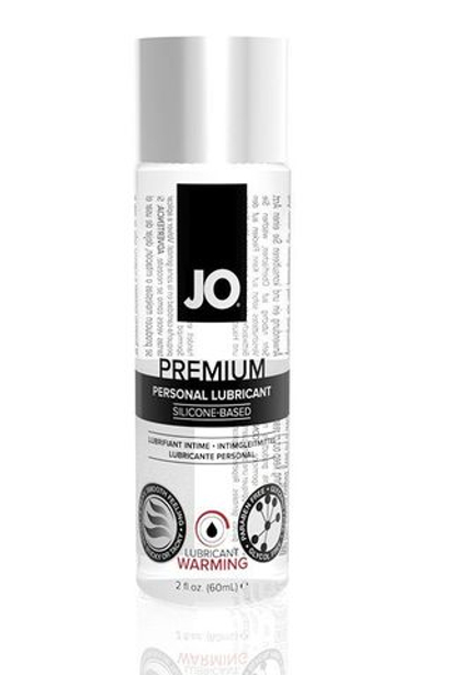 Возбуждающий лубрикант на силиконовой основе JO Personal Premium Lubricant  Warming - 60 мл.