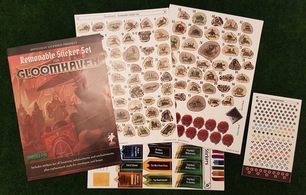 Gloomhaven. Removable Sticker set (на английском языке)