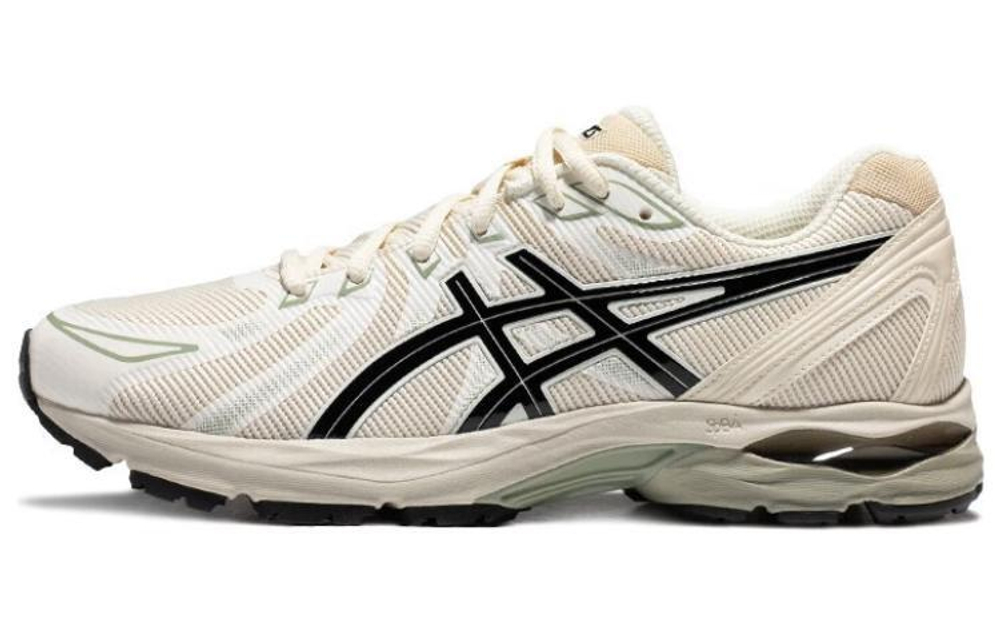 Asics GEL-FLUX CN leather non-slip wear-resistant breathable low-cut casual running shoes men's gray and black