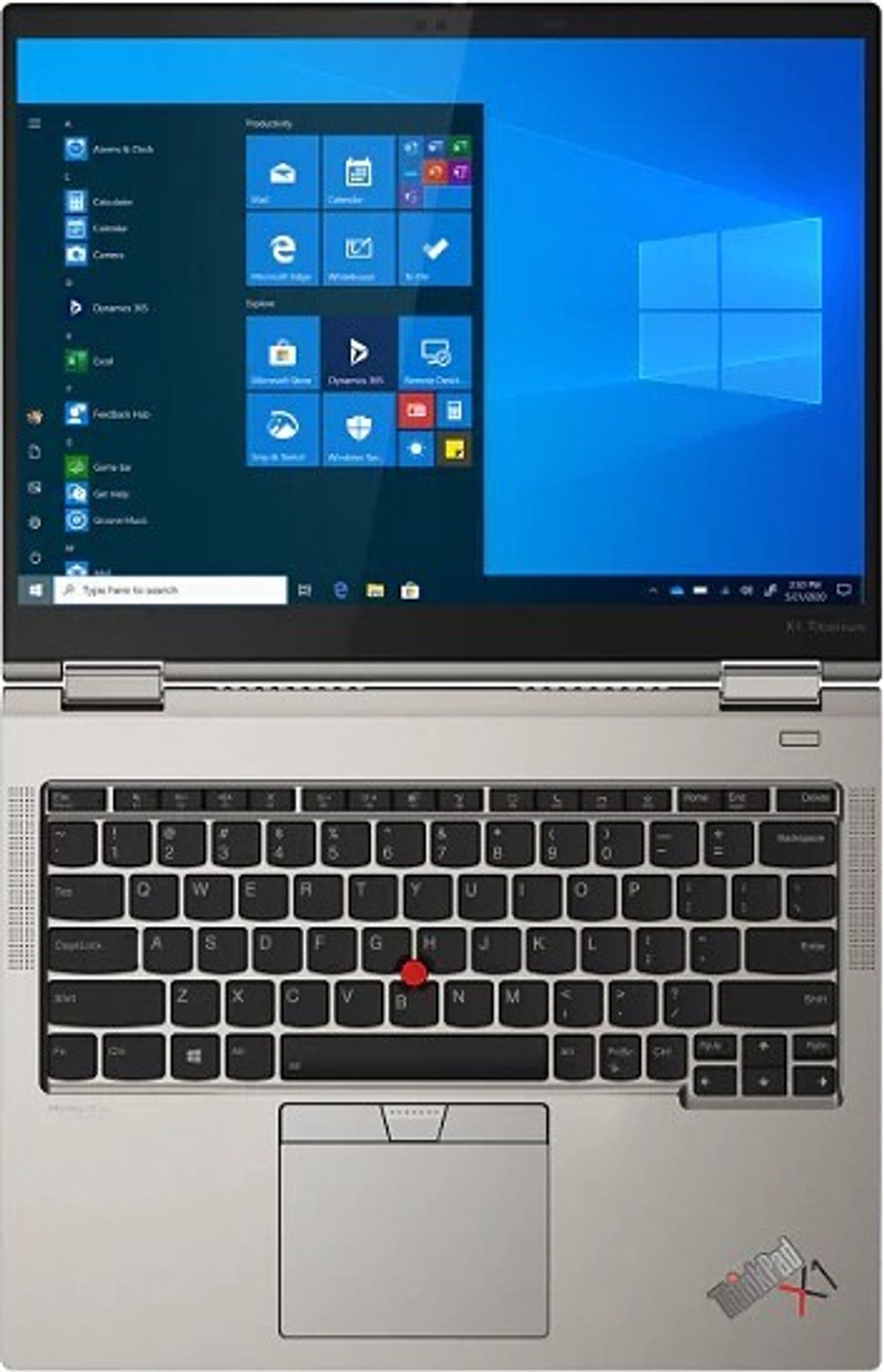 Ноутбук Lenovo ThinkPad X1 Titanium Yoga (20QA001HRT) 13.5;;(2256x1504)IPS Cенсорный/ i5-1130G7(1.8ГГц)/ 16Гб/ 256Gb SSD/ Iris Xe Graphics/ нет DVD/ Win10 Pro/ Серый