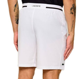 Мужские теннисные шорты Lacoste Tennis X Novak Djokovic - white/buffalo