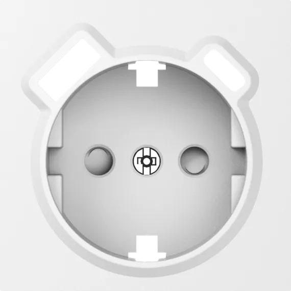 Donel A07 матовый белый накладка для розетки Schuko с зарядным устройством USB A+C, со шторками 16A