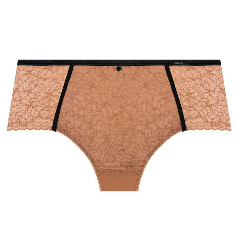 Трусики-слипы с высокой линией талии Elisabeth (Размер: L) (Цвет: карамель (темно-бежевый))