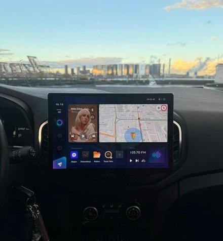 Магнитола для Lada Xray 2015-2022, Xray Cross - Teyes CC3-2K-360 монитор 13" 2K QLED на Android 10, 6Гб+128Гб, CarPlay, 4G SIM-слот, 4 камеры в комплекте