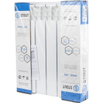 Радиатор биметаллический STOUT Space 500 - 6 секций (подключение боковое, цвет белый)