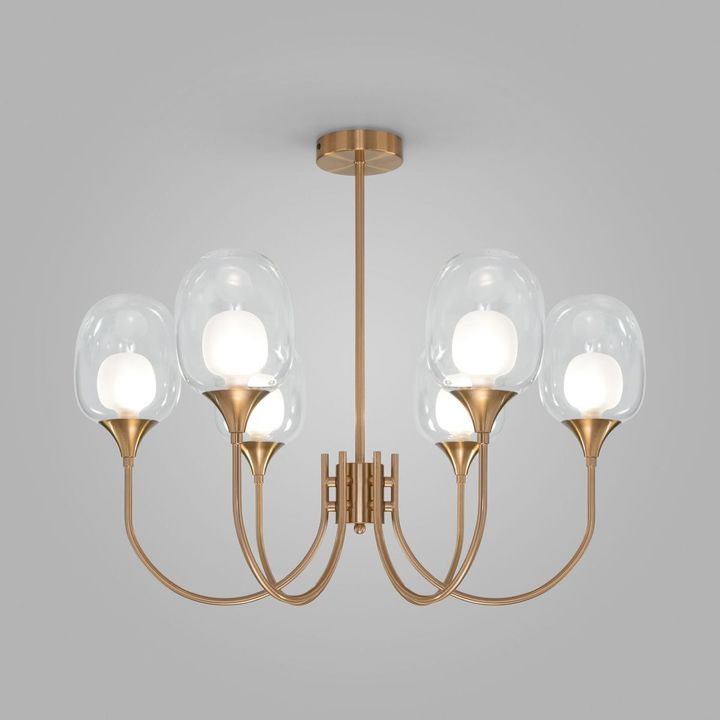 Подвесная люстра Eurosvet Spritz 70217/6 латунь