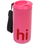 Термокружка 500мл «HI», цвет розовый