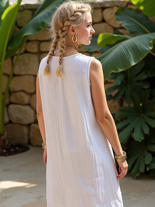 Платье Муслин Белый