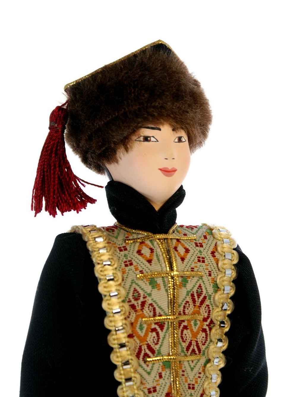 Кукла коллекционная в Калмыцком мужском костюме