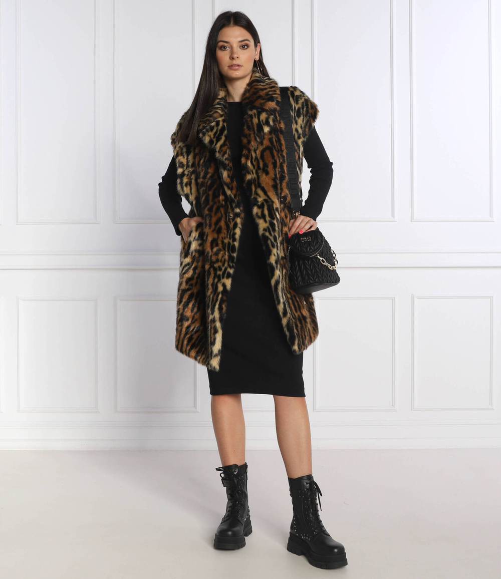 futrzany безрукавка gilet TWINSET - коричневый(222TP2182)