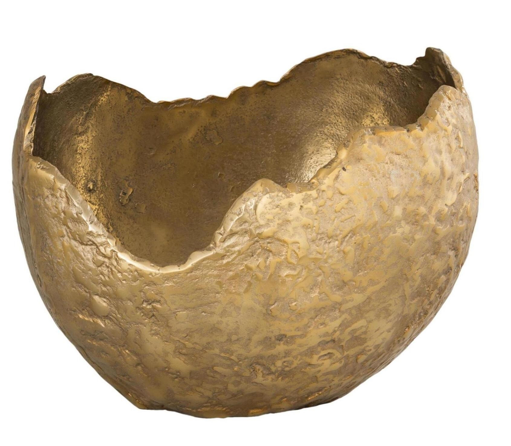 Ваза 39x32x27 Cor Mulder Bowl Urban золотая