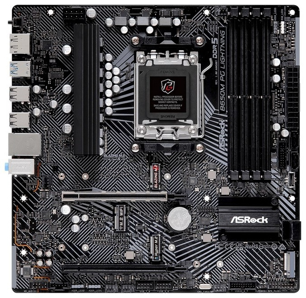 Материнская плата ASRock B650M PG Lightning
