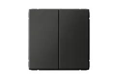 Выключатель Systeme Electric ARTGALLERY 2-клавишный базальт 39371