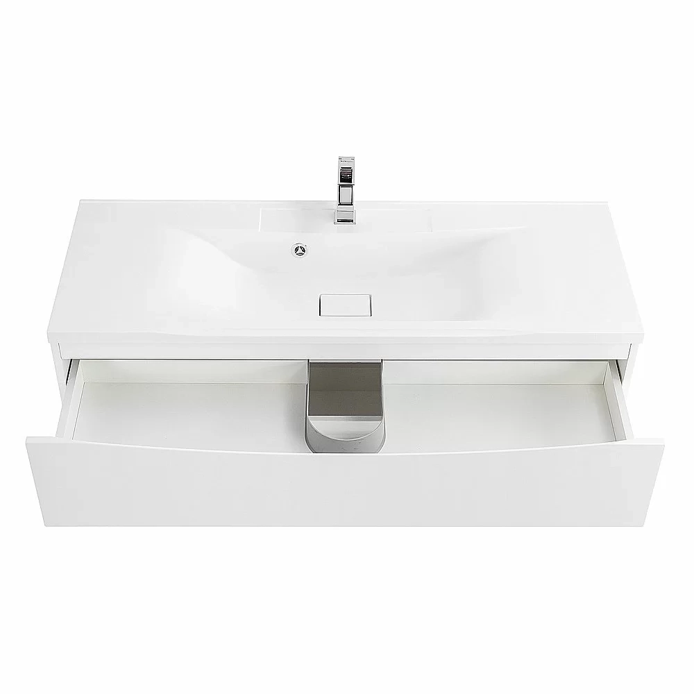 Тумба с раковиной Belbagno MARINO 120 подвесная Bianco Opaco