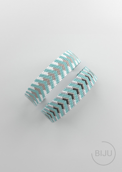 Схема PEYOTE, Схема браслета мозаичное плетение, узор из Miyuki Delica 11/0, файл PDF, №221