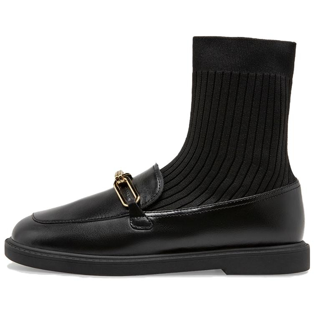 BATA Stretch & Sock Boots Women"s Green/Black/Brown