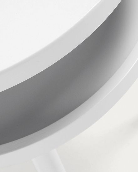 Столик Bruk с полкой белый Испания