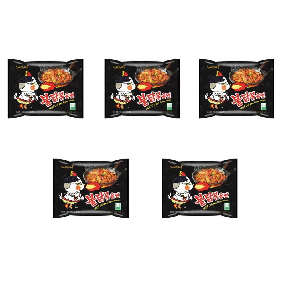 Лапша Samyang Hot Chicken Flavor Ramen 140 г 5 шт