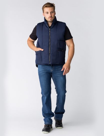 Жилет утепленный "Универсальный" (т,синий)