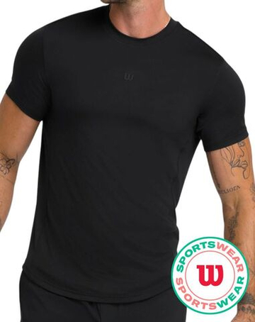 Мужская теннисная футболка Wilson Everyday Performance - black