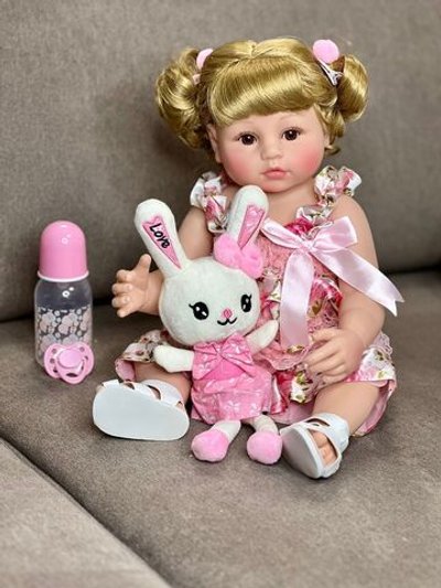 Кукла Реборн виниловая 48см в пакете (FA-019FVA)