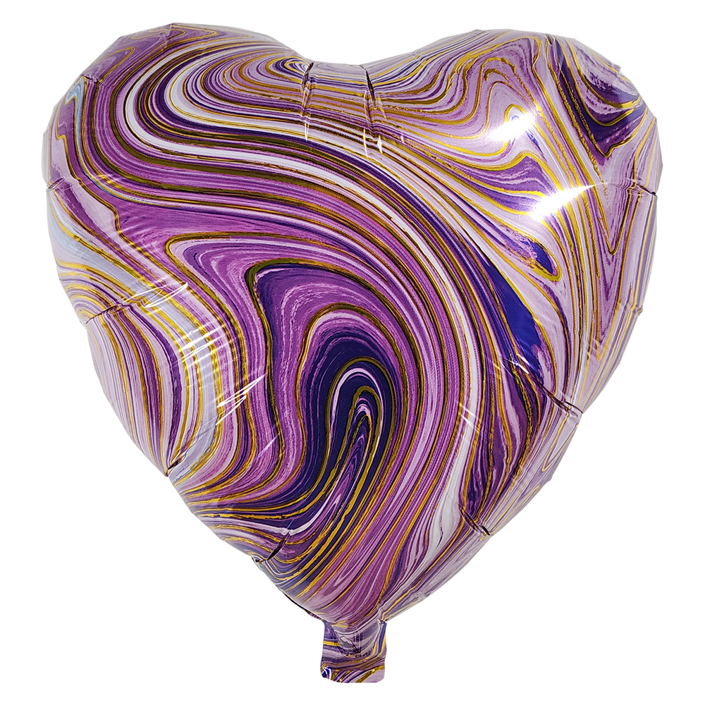 Воздушный шар Сердце - Агат (Фиолетовый)