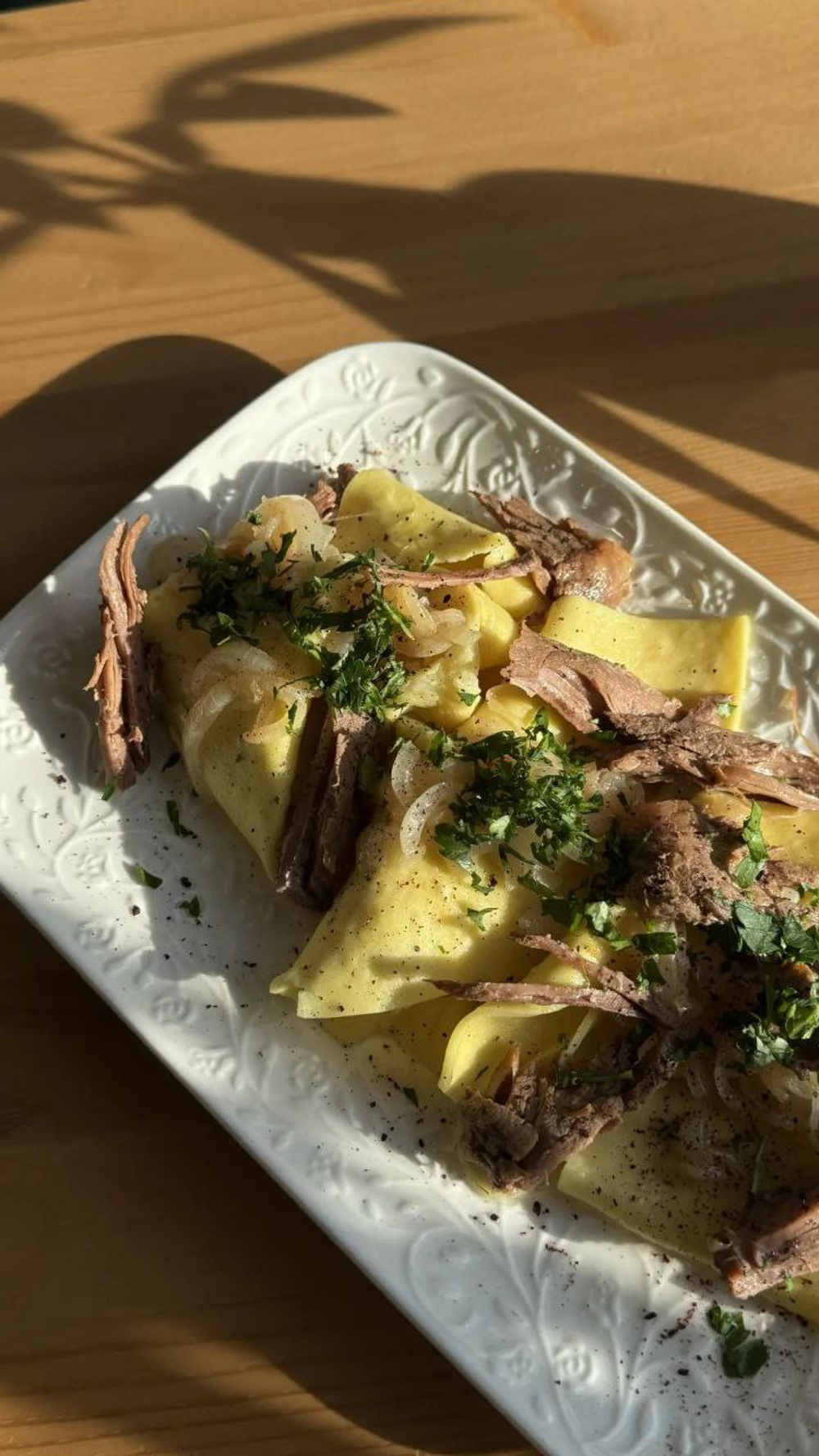 Бешбармак с говядиной