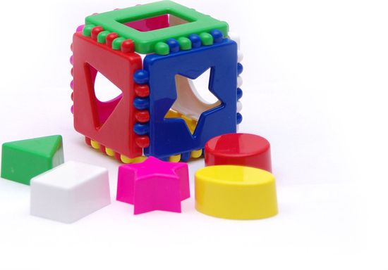 Сортер кубик логический малый