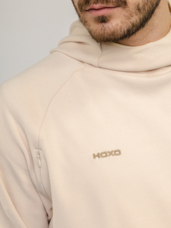 Кофта-ниндзя (с капюшоном), мужская, цвет "Мягкая нуга"