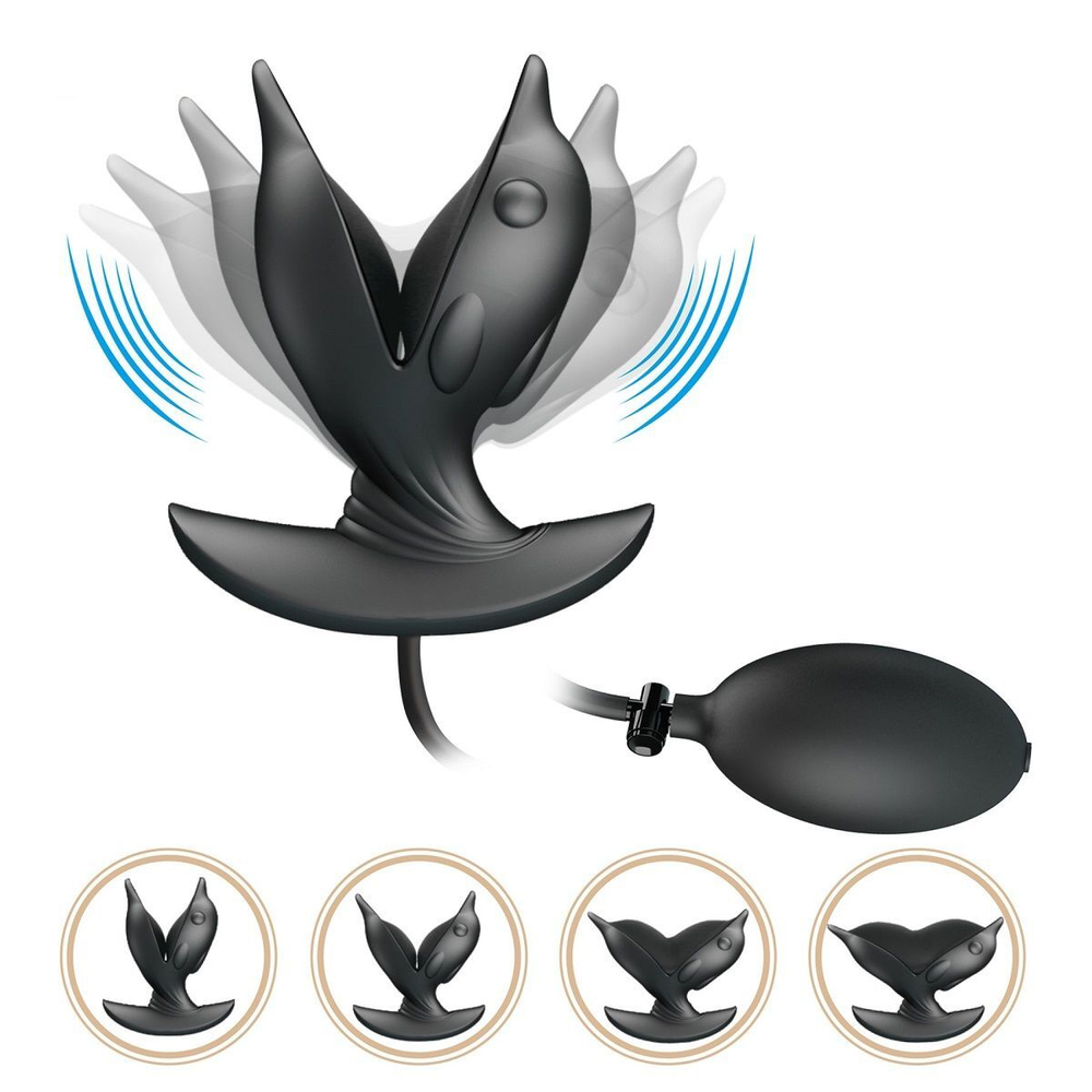 Анальный эспандер Pretty Love Hanson от Baile, вибро, 10,6 см