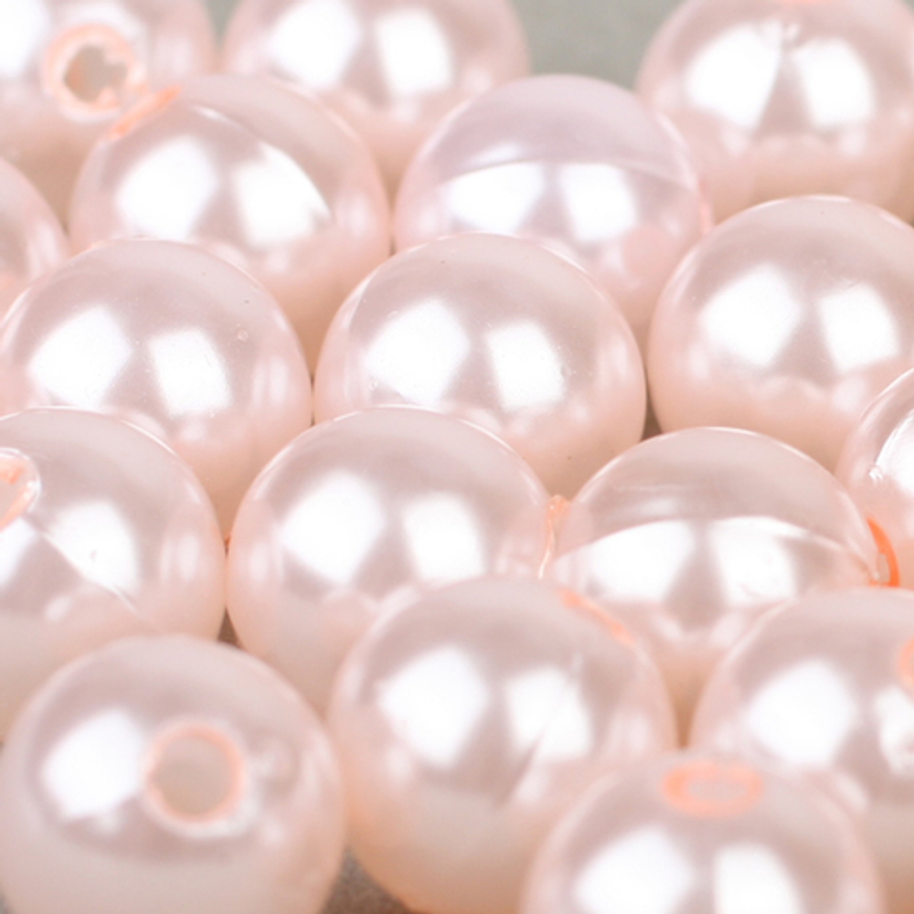 Бусы пластиковые -12мм-25г-Colibry