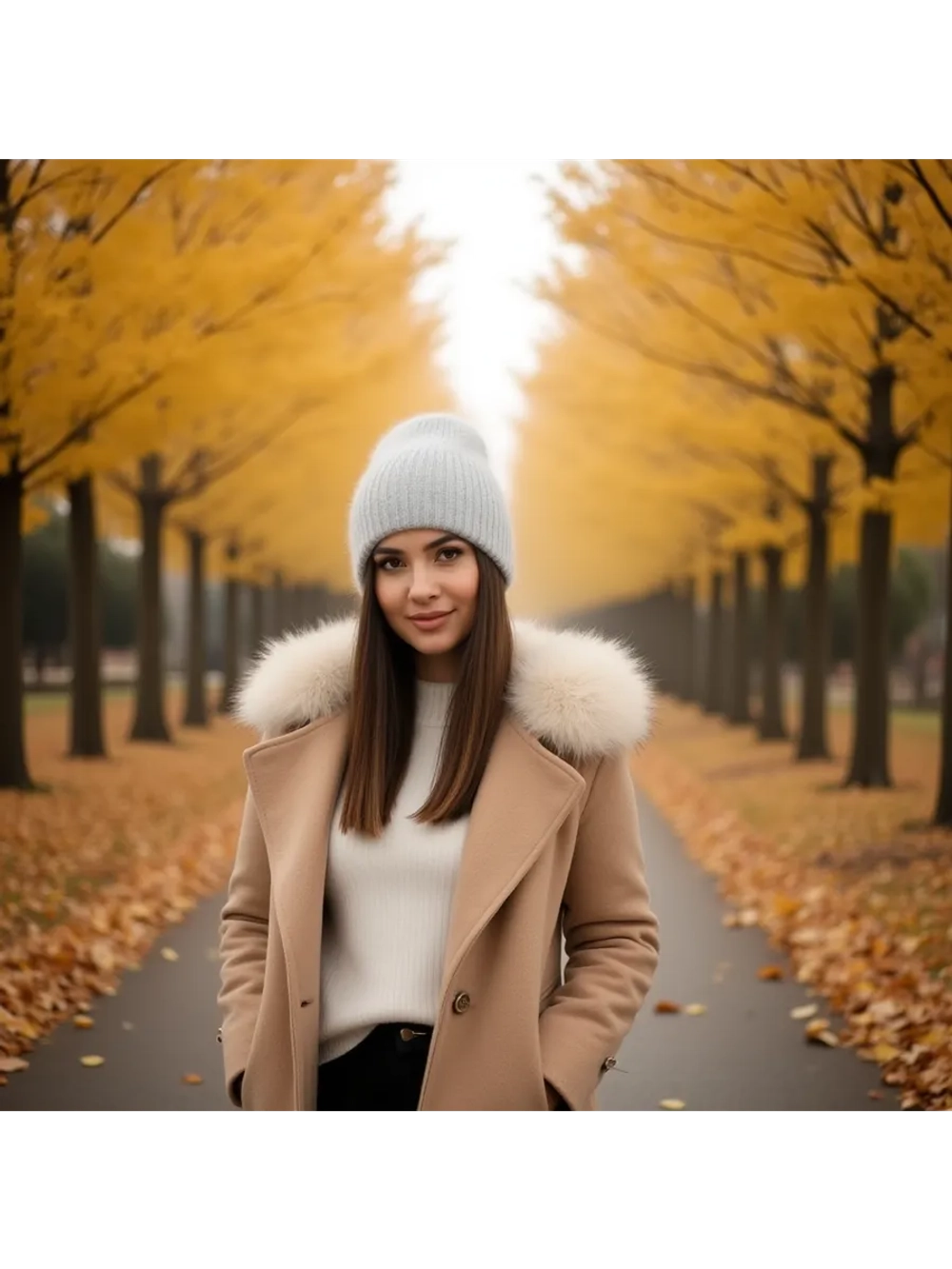 шапка ангора зимняя пушистая вязаная модная