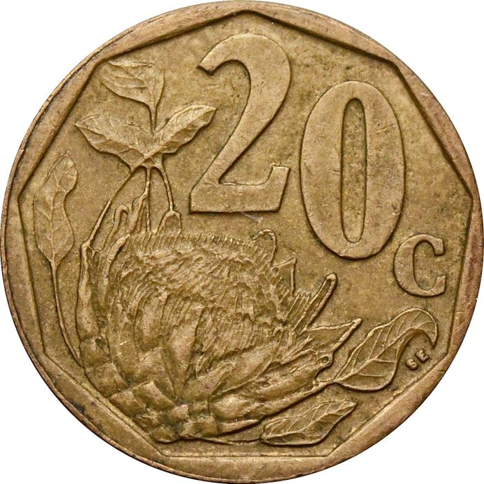 20 центов 2009 ЮАР