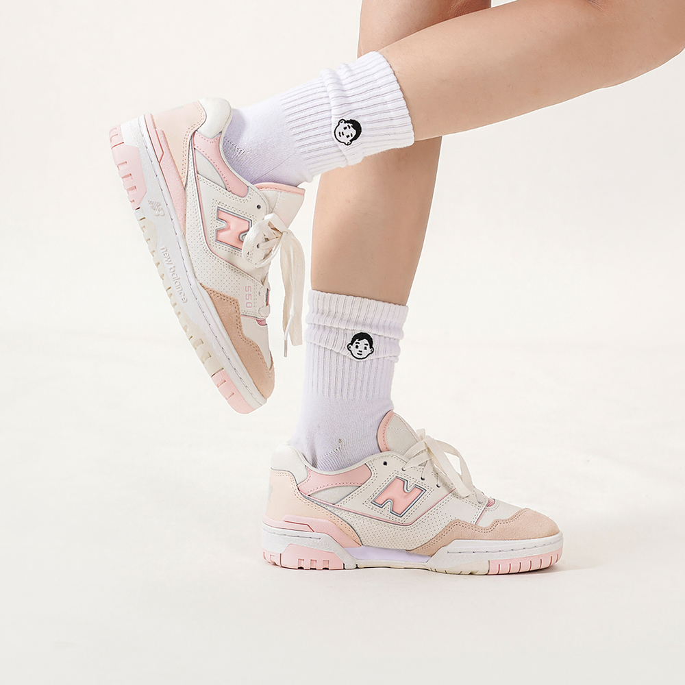 Кроссовки New Balance Nb 550 (Женская размерная сетка)