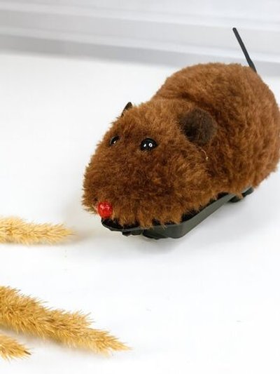 Игрушка Мышь на радиоуправлении цвет коричневый (202073373-2)
