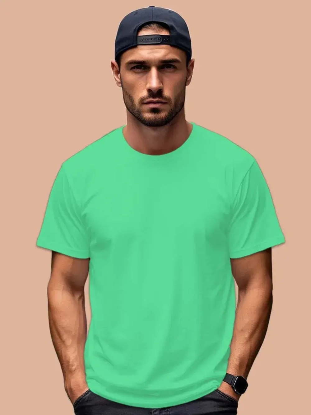 Футболка Взрослая.Премиум однотонная.Набор 2 шт