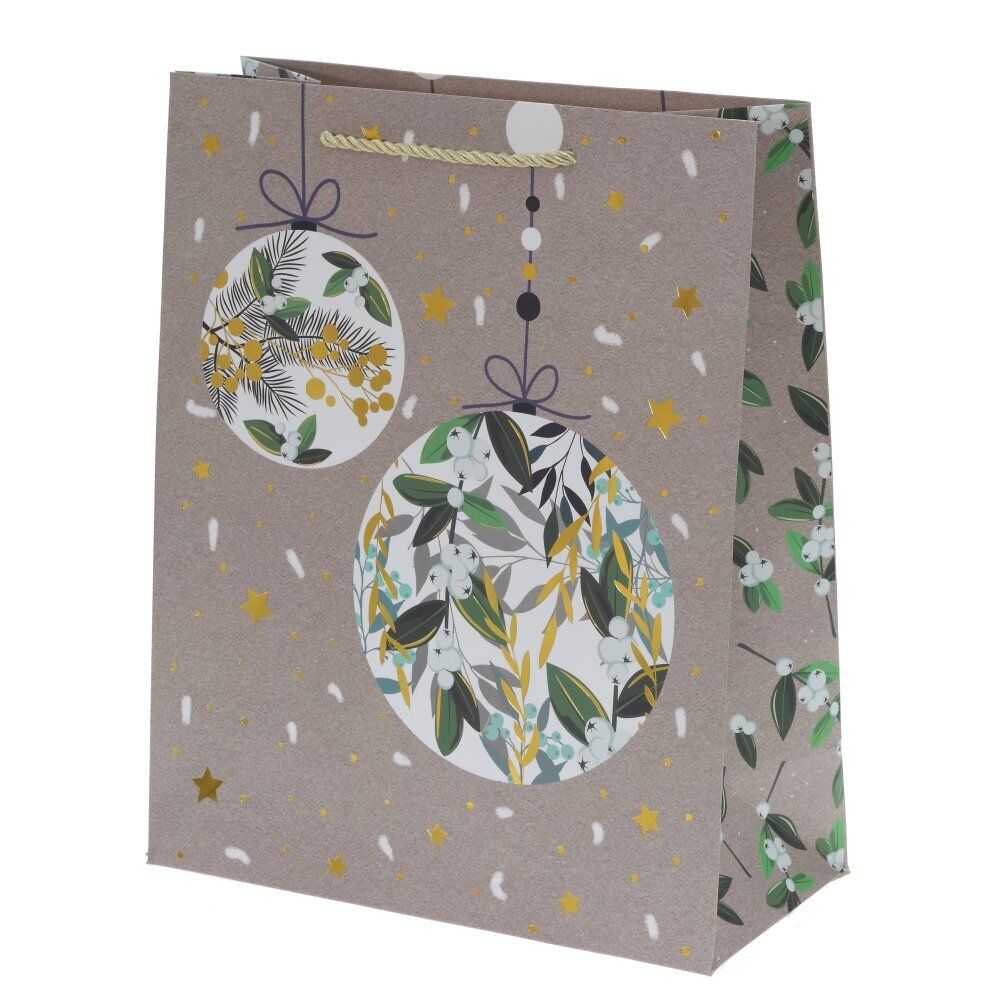 GAEM Пакет подарочный (бумага 210г/м2, блок 12шт), L30 W12 H40 см, 4в.