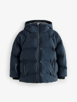 Куртка утепленная с капюшоном для мальчика Next Q51-574, Темно-синий
