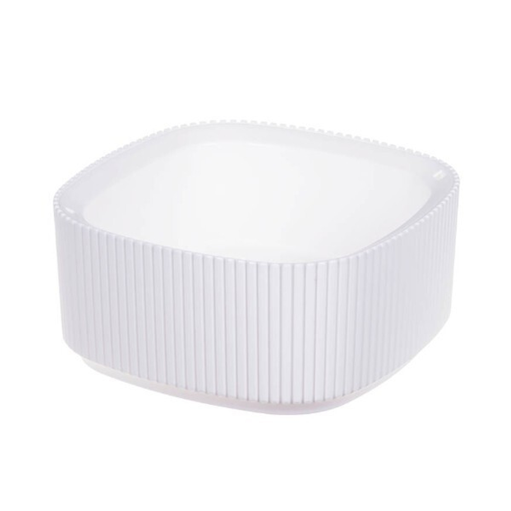 Кашпо СТРИП квадратное 190*190мм 1,6 л со вставкой М3250