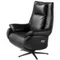 Кресло с реклайнером Angel Cerda 5124, черная кожа