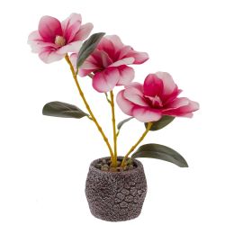 GAEM Цветочная композиция "Магнолия", L23 W18 H43 см