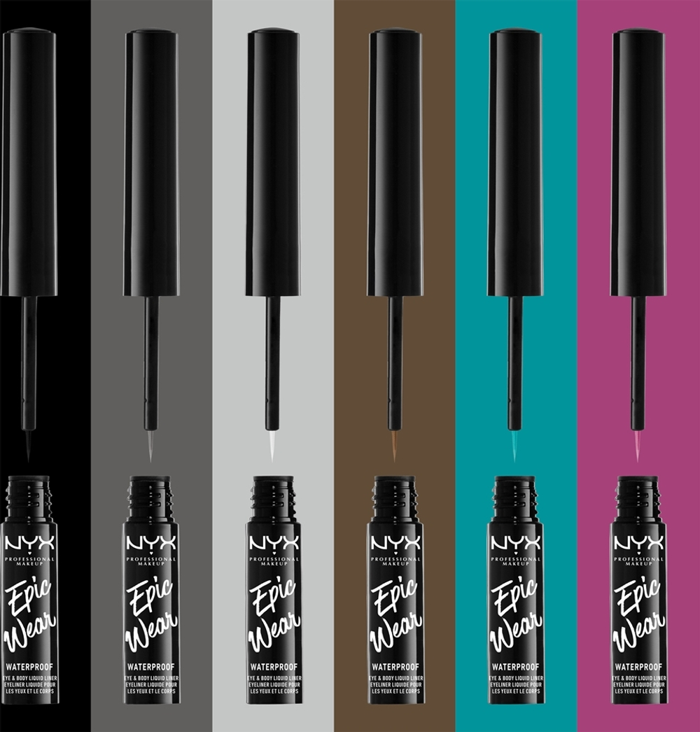 NYX Professional Makeup Epic Wear Metallic Liquid Liner - Долговечная гелевая подводка для глаз, 3,5 ml