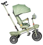 Детский трехколесный велосипед (2024) Farfello PL-06 (Зеленый/green)