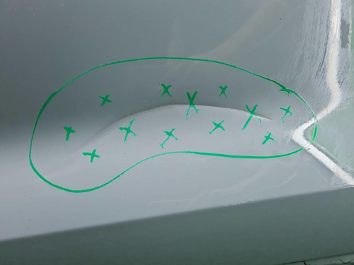 Дверь передняя левая Geely Tugella (2019-2024)