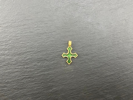 Крест с эмалью. Ярославль 9-12 в.