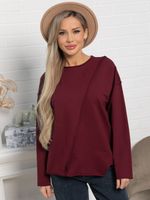 Блуза Эйрин (бордовая) Б15103-35М LT Collection
