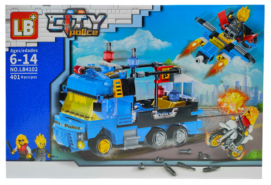 Конструктор City «Нападение на полицию » , 401+ деталей